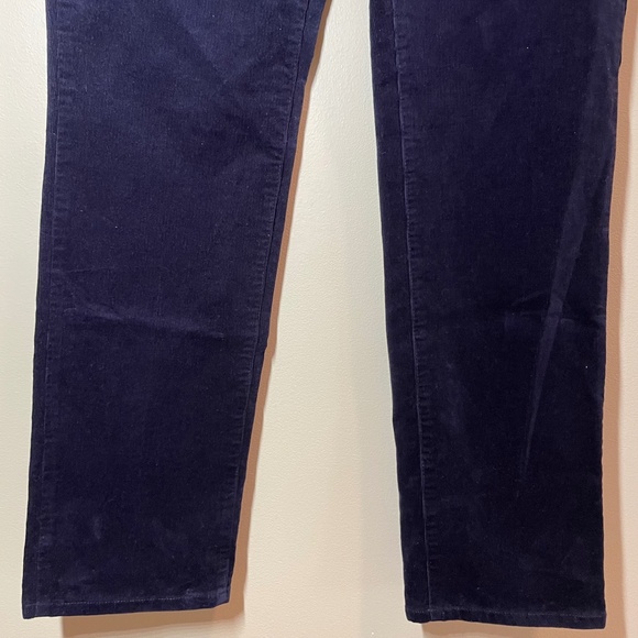 Talbots Pants Size 10  Womens Black Corduroy Stretch High Waist Straight Leg - Picture 4 of 13